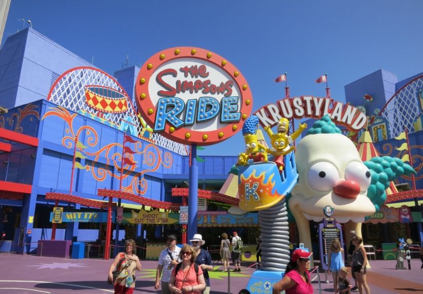 Simpsons Enron Ride Universal Studios Los Angeles | The Simpsons Ride™