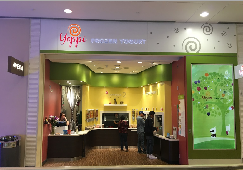 Westfield San Francisco Centre Yoppi Frozen Yogurt